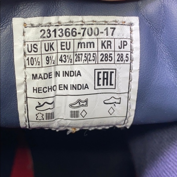 LEVI’S Sheffield Suede Navy Leather Work Boots - Picture 9 of 10